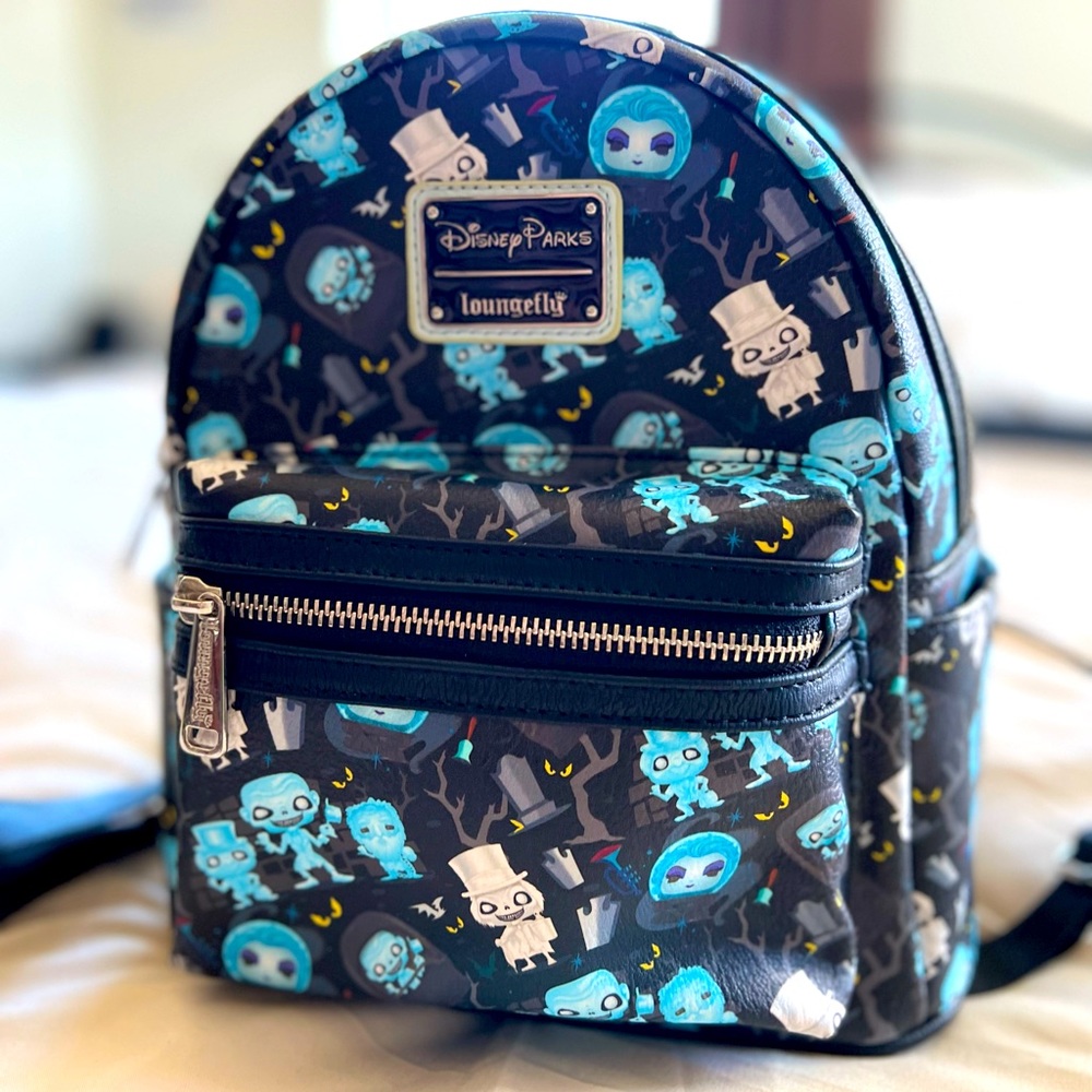 Disney Park Exclusive haunted mansion Loungefly backpack